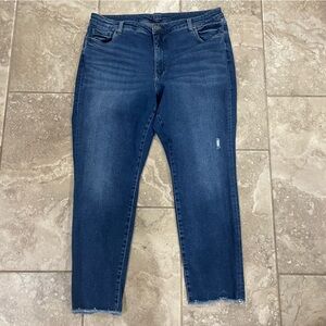 Kut from the Kloth Dark Blue Ankle Jeans
